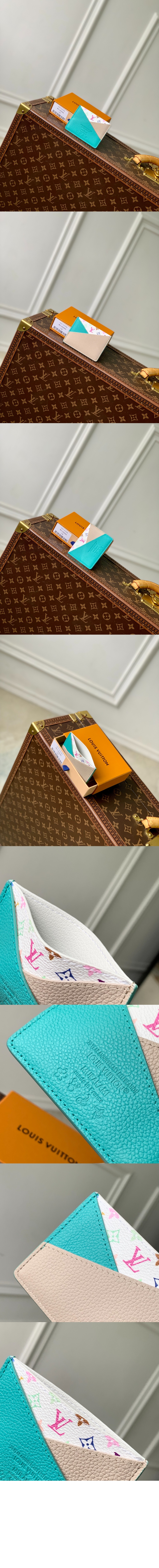 루이비통 LV x TM 크리스크로스 카드 홀더 M14090