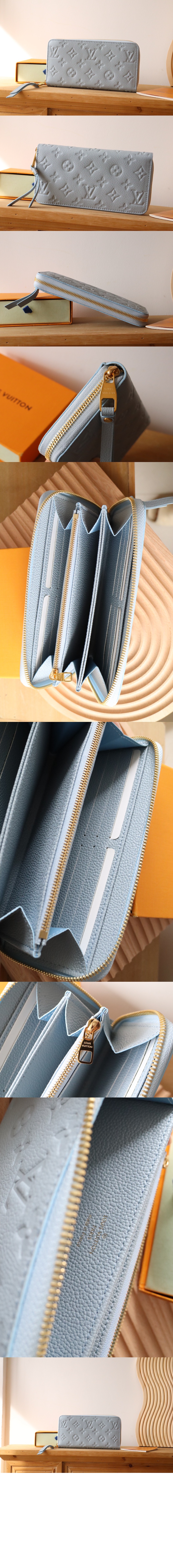 루이비통 모노그램 앙프렝뜨 지퍼 장지갑 M83225