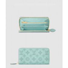 루이비통 펀칭 로고 지퍼 여밈 가죽 지갑 M83489