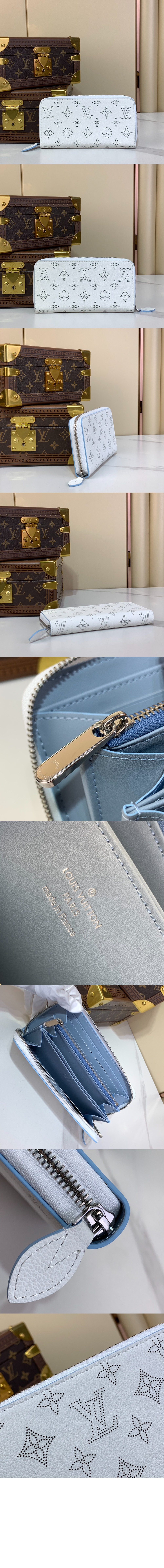 루이비통 마시나 가죽 지퍼 지갑 M11745