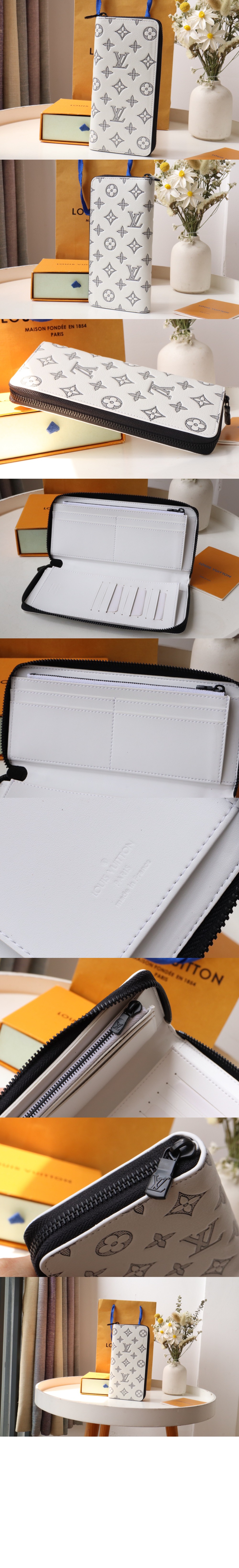 루이비통 버티컬 지퍼 장지갑 M83381