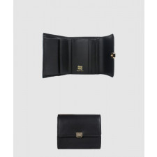 미우미우 로고 레더 반지갑 5MH040