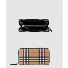 버버리 빈티지 체크 장지갑 4074696