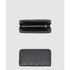 버버리 송아지 가죽 엠보 지퍼 지갑 80176521