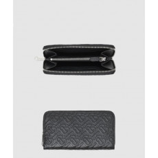 버버리 송아지 가죽 엠보 지퍼 지갑 80176521