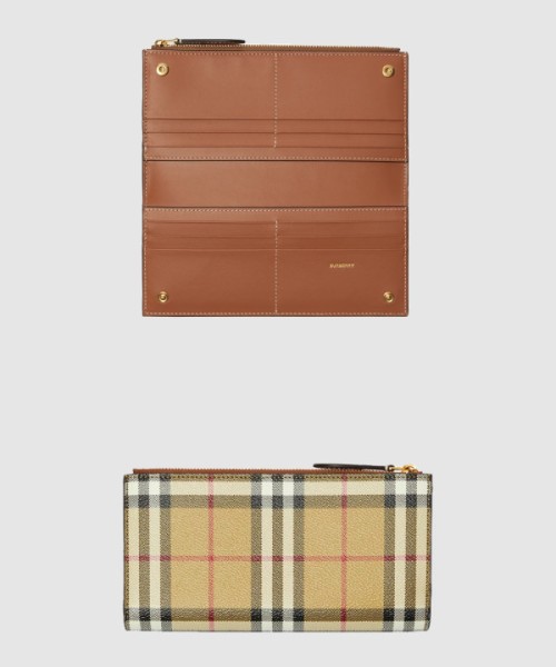 버버리 라지 체크 바이폴드 지갑 80739801