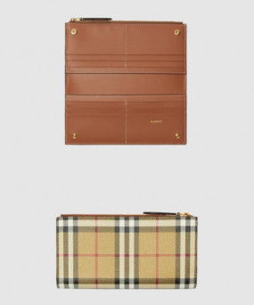 버버리 라지 체크 바이폴드 지갑 80739801