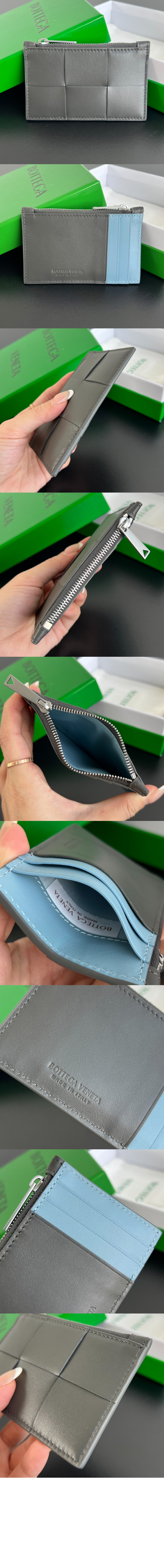 보테가베네타 카세트 지퍼 카드 케이스 679843