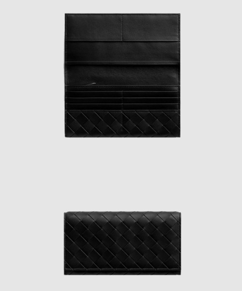 보테가베네타 동전 지갑을 갖춘 인트레치아토 장지갑 814673
