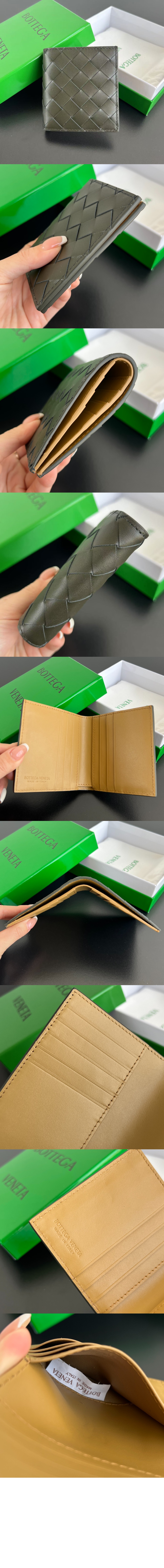 보테가베네타 인트레치아토 슬림 폴더형 지갑 749400