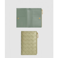 보테가베네타 중형 인트레치아토 양면 지갑 749940