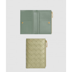 보테가베네타 중형 인트레치아토 양면 지갑 749940