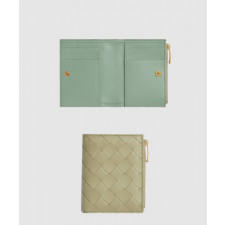 보테가베네타 작은 인트레치아토 양면 지갑 742330