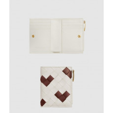 보테가베네타 바이 폴드 인트레치아토 스몰 지퍼 지갑 742330