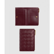 보테가베네타 미디엄 인트레치아토 폴더형 지퍼 지갑 749940