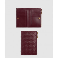 보테가베네타 미디엄 인트레치아토 폴더형 지퍼 지갑 749940