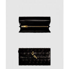 보테가베네타 라지 안디아모 플랩 지갑 741504