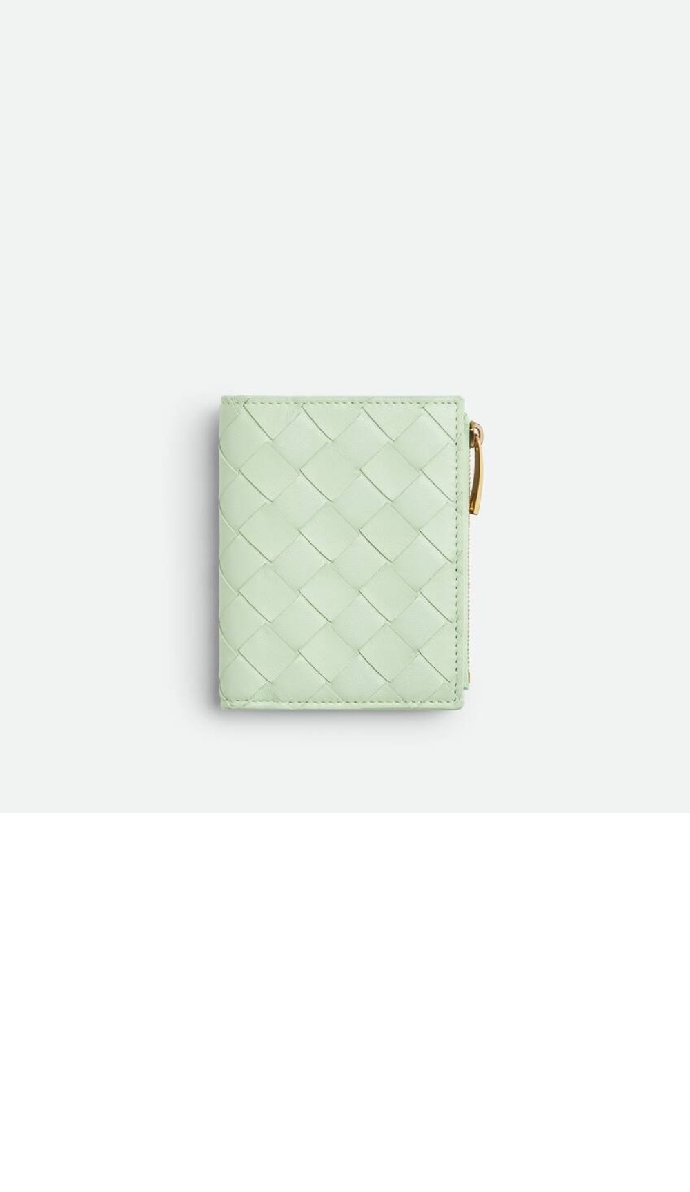 보테가베네타 스몰 인트레치아토 폴더형 지퍼 지갑 742330