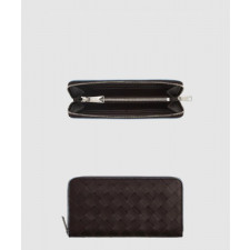 보테가베네타 인트레치아토 지퍼-어라운드 지갑 749427