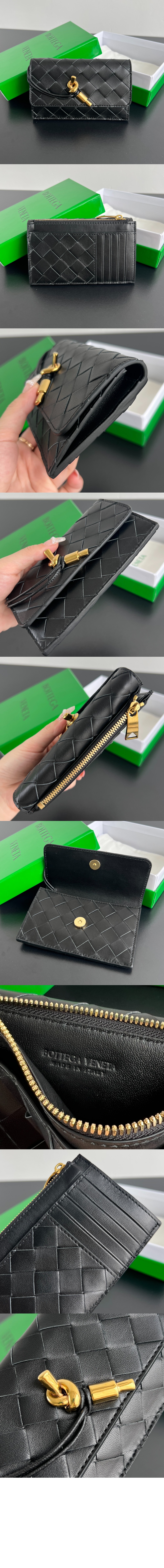 보테가베네타 안디아모 지퍼 카드 케이스 776031