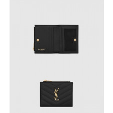 생로랑 모노그램 지퍼 카드지갑 575879
