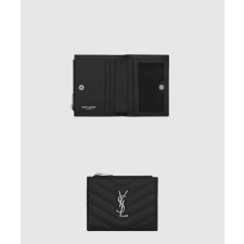 생로랑 모노그램 지퍼 카드지갑 575879