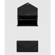 생로랑 모노그램 플랩 장지갑 372264