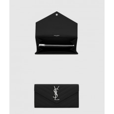 생로랑 모노그램 플랩 장지갑 372264