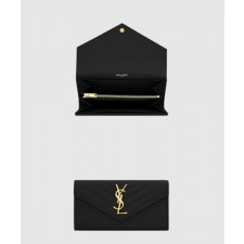 생로랑 모노그램 플랩 장지갑 372264