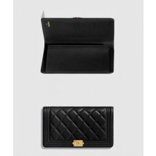 샤넬보이 플랩 장지갑 A80285