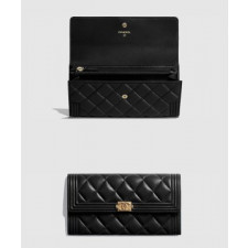 샤넬보이 플랩 장지갑 A80286