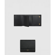 셀린느 스몰 3단 지갑 - 그레인 카프스킨 10D573