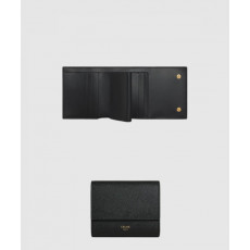 셀린느 스몰 3단 지갑 - 그레인 카프스킨 10D573