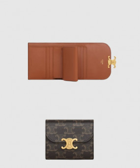 셀린느 스몰 트리옹프 플랩 지갑 10D782