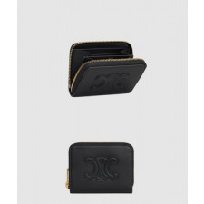 셀린느 퀴르 트리옹프 컴팩트 지퍼 지갑 10K533