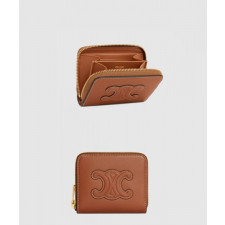 셀린느 퀴르 트리옹프 컴팩트 지퍼 지갑 10K533