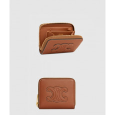 셀린느 퀴르 트리옹프 컴팩트 지퍼 지갑 10K533