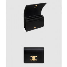 셀린느트리옹프 명함 지갑 - 샤이니 카프스킨 10M123