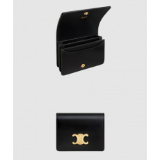 셀린느트리옹프 명함 지갑 - 샤이니 카프스킨 10M123