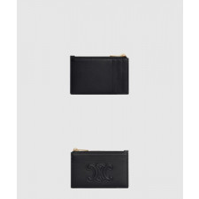 셀린느 퀴르 트리오페 지퍼 카드 지갑 10K583