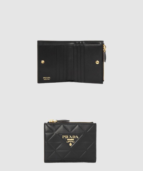 프라다 사피아노 가죽 반지갑 1ML050