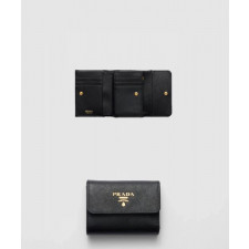 프라다 사피아노 메탈 로고 반지갑 1MH025