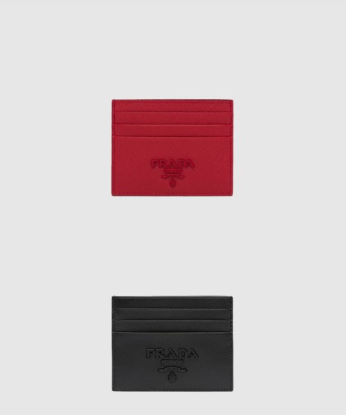 프라다 모노크롬 카드지갑 1MC025