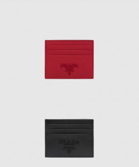프라다 모노크롬 카드지갑 1MC025